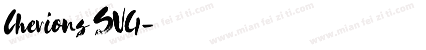 Cherions SVG字体转换